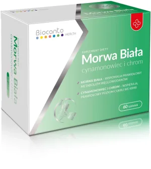Biocanto Mure alb scorțișoară și crom 60 comprimate