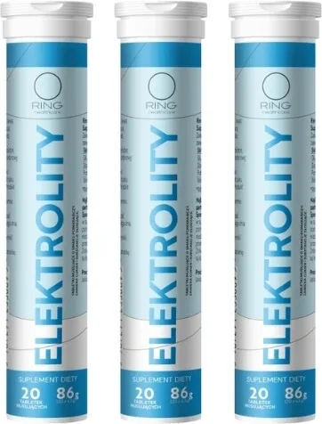 Ring Electrolytes 20 comprimate efervescente Multipack x 3 — preț și oferte