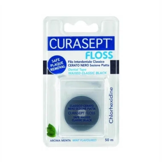 INDENT CURASEPT FLOSS Ață dentară neagră cerată 50 ... — preț și oferte