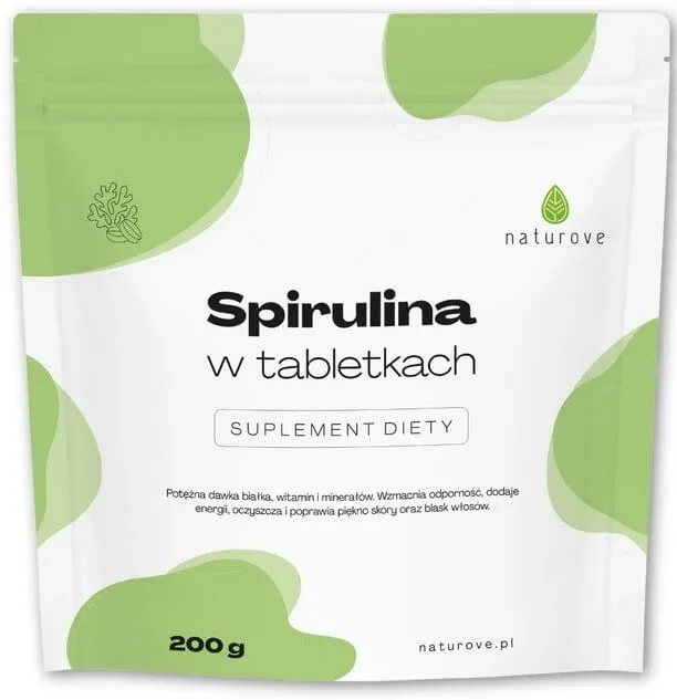 Naturove Spirulina comprimate 200 g — preț și oferte