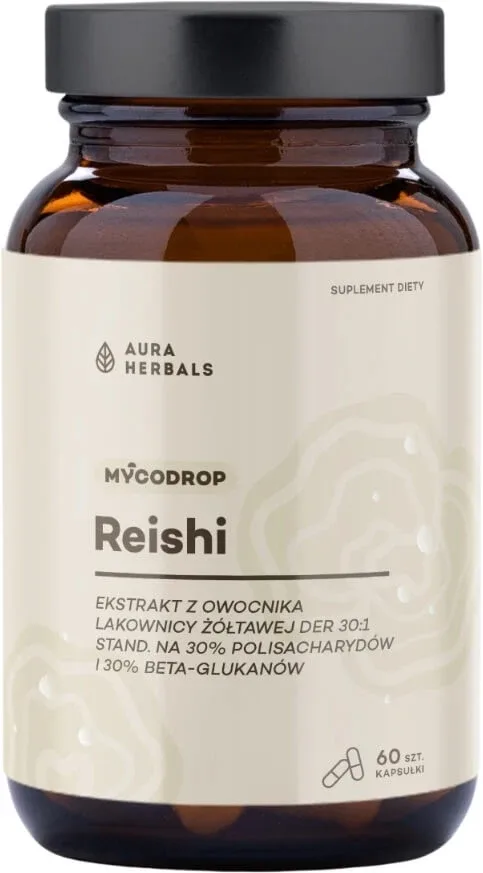 Mycodrop Reishi 30:1 30% Beta-Glucan 60 capsule — preț și oferte