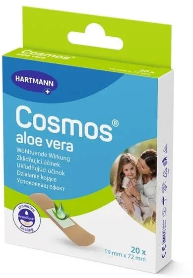 Cosmos Aloe Vera Plasturi 19 x 72 mm 20 buc. — preț și oferte