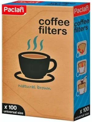 Filtre de cafea universale Paclan, 100 bucăți