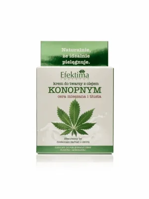 EFEKTIMA Cremă de față cu ulei de cânepă pentru piele uscată 50 ml