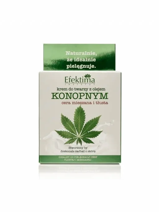 EFEKTIMA Cremă de față cu ulei de cânepă pentru piele uscată 50 ml — preț și oferte