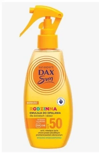 DAX SUN Loțiune solară pentru familie SPF50 200 ml — preț și oferte