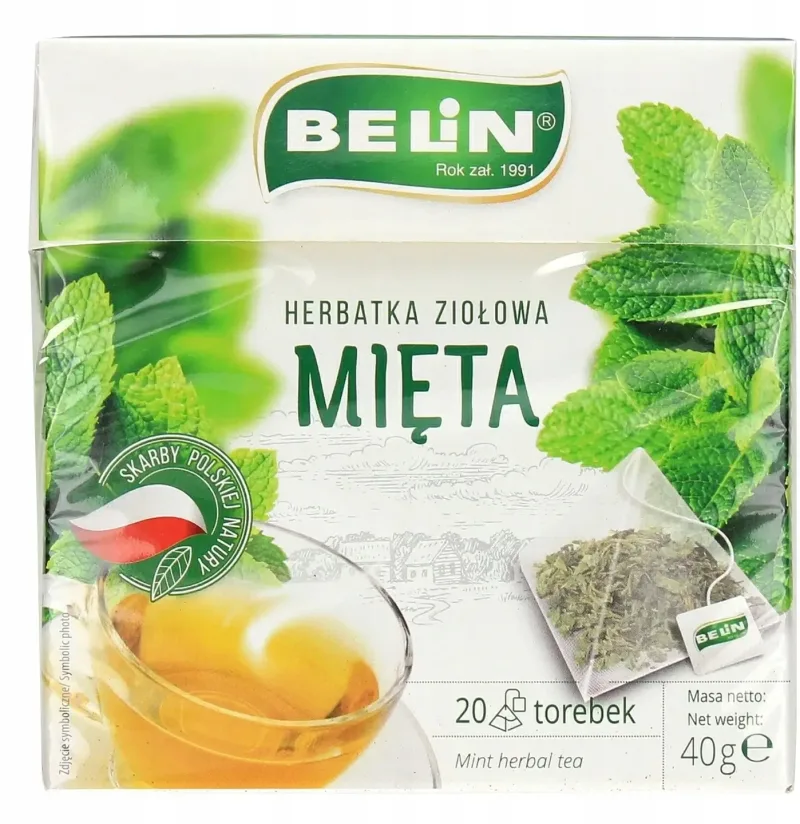 Belin Ceai din plante mentă 20 pungi — preț și oferte