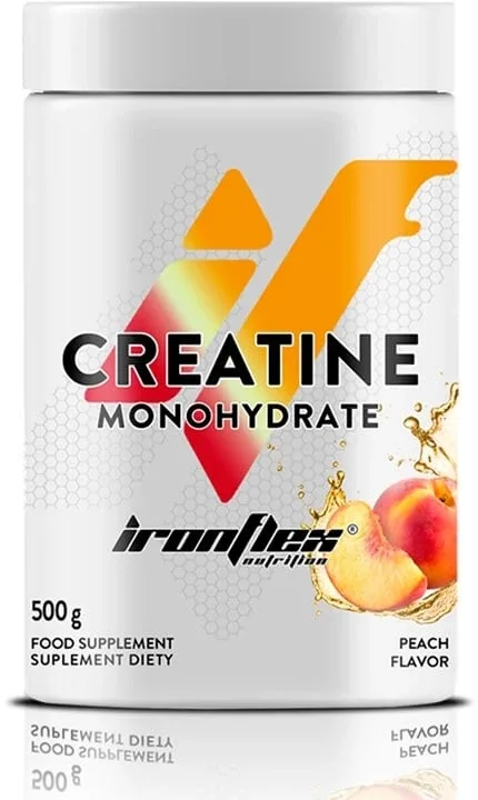 IronFlex Creatină monohidrat Piersică 500g — preț și oferte