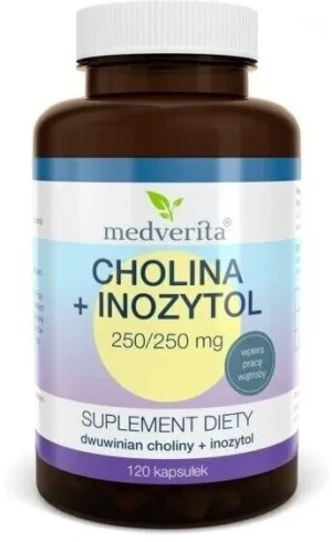 Medverita Colină + Inozitol 120 capsule