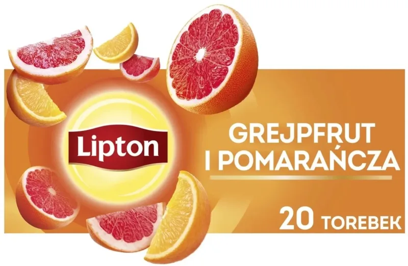 Lipton Grapefruit Orange ceai de fructe 20 pliculețe — preț și oferte