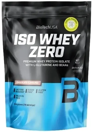 BioTech USA Iso Whey Zero aromă de ciocolată 454 g — preț și oferte