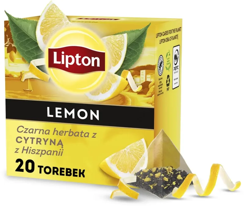 Lipton ceai negru expres cu lămâie din Spania 20 ... — preț și oferte