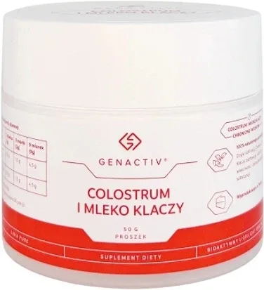 Genactiv Colostru și lapte de iapă 50 g — preț și oferte
