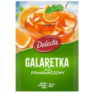 Delecta Jelly aromă de portocale 70 g