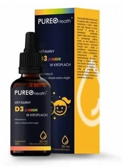 Pureo Health Vitamina D3 Junior picături 30 ml — preț și oferte