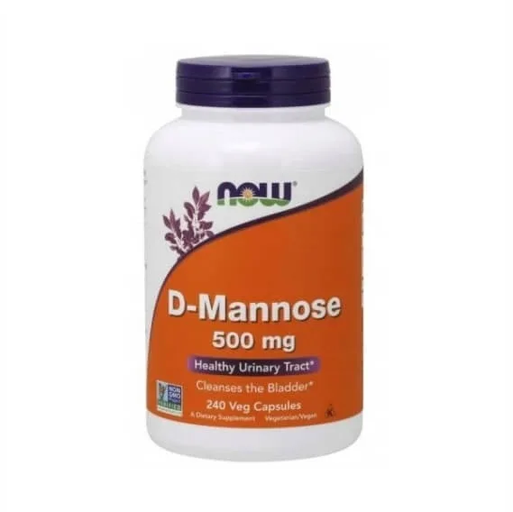 Now Foods D-mannose 500 mg 240 capsule — preț și oferte