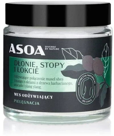 Asoa unt pentru mâini, picioare și coate 120 ml — preț și oferte