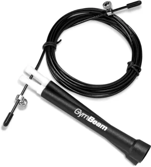 Coardă de sărit GymBeam Negru