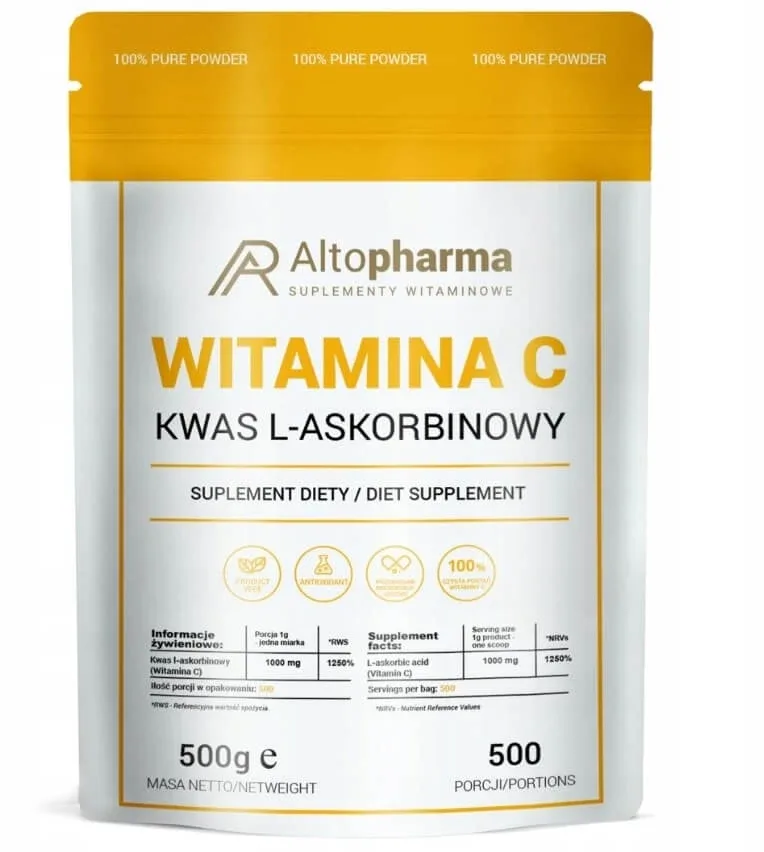 Altopharma Vitamina C pulbere 500 g — preț și oferte