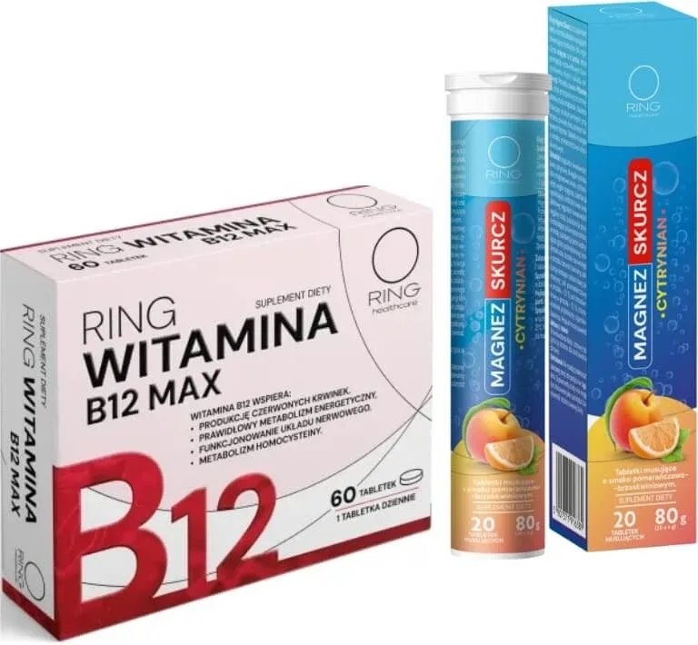 Inel Vitamina B12 + set de magneziu — preț și oferte