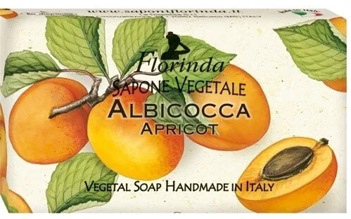 Săpun natural vegetal FLORINDA, aromă de caise 100 g — preț și oferte
