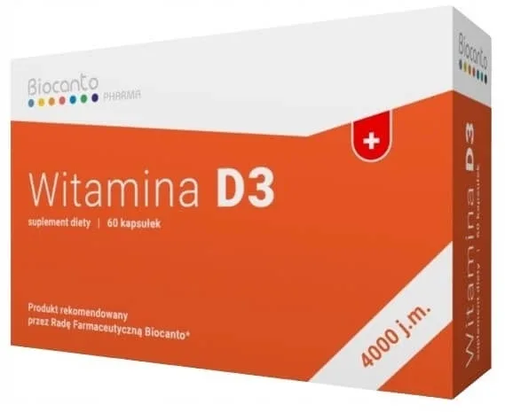 BIOCANTO Vitamina D3 4000 60 capsule — preț și oferte