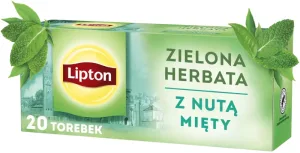 Lipton ceai verde cu aromă de mentă 20 plicuri