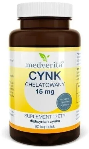 Medverita Zinc chelat 15 mg 90 capsule — preț și oferte