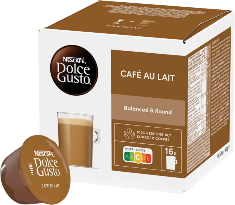 Nescafe Dolce Gusto Cafe Au Lait 16 capsule — preț și oferte