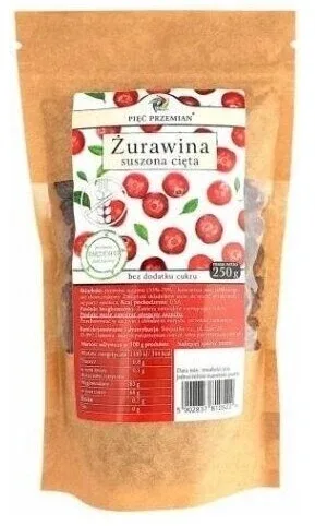 Five Transformations Merișoare uscate cu suc de mere tăiate 250g — preț și oferte