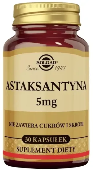 SOLGAR Astaxantină 5 mg 30 capsule