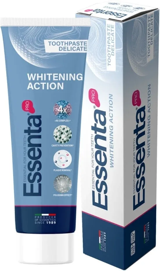 Pastă de dinți Essenta Whitening Action 75ml — preț și oferte