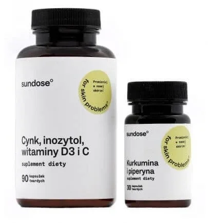 Sundose pentru probleme de piele Curcumin și piperină kit 30 ... — preț și oferte