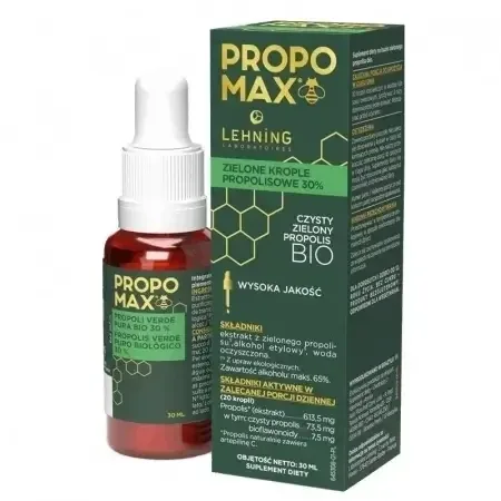 Propomax 30% Picături de propolis verde 30 ml — preț și oferte