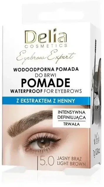 DELIA Eyebrow Expert Waterproof Eyebrow Pomade 5.0 Brown 7 g Delia Cosmetics — preț și oferte
