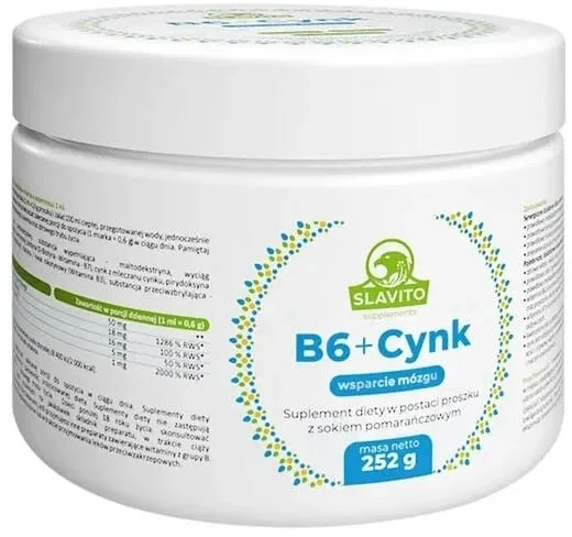 Slavito B6 + Zinc pulbere 252 g — preț și oferte
