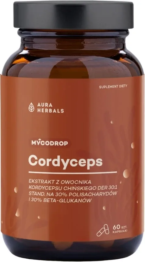 Mycodrop Cordyceps 30:1 30% Beta-Glucan 60 capsule — preț și oferte