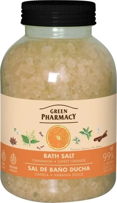 Green Pharmacy Sare de baie cu scorțișoară și portocale dulci 1 ... — preț și oferte