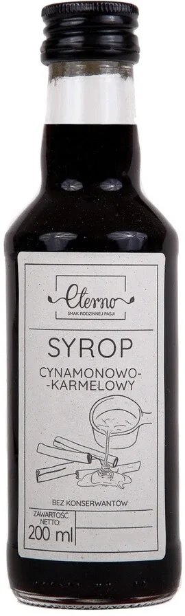 Eterno Sirop de scorțișoară și caramel 200 ml — preț și oferte