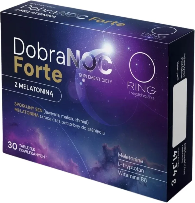 Ring Dobranocin Forte cu melatonină 30 comprimate — preț și oferte