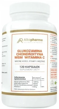 Altopharma Glucozamină Condroitină MSM Vitamina C 120 capsule. — preț și oferte