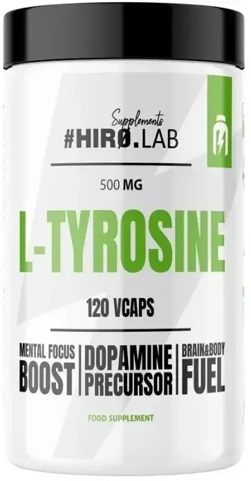 HIRO.LAB L-tirozină 500 mg 120 capsule — preț și oferte