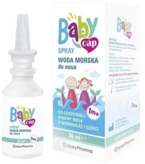 BABYCAP SPRAY Apă de mare nazală 1m+ 30 ml