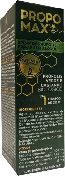 Propomax Propolis Epp-Af Spray fără alcool 30 ml — preț și oferte