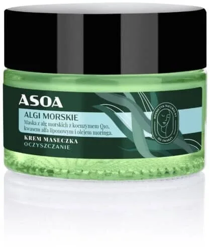 Asoa Mască hidratantă cu alge marine 50 ml — preț și oferte