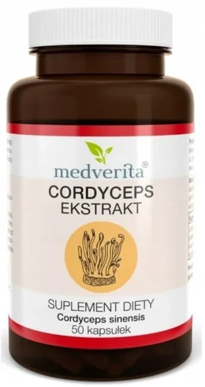 Medverita, cordyceps 500mg, 50 capsule