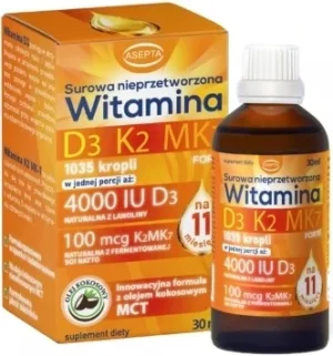 Asepta Vitamina D3 K2 MK7 picături 30 ml