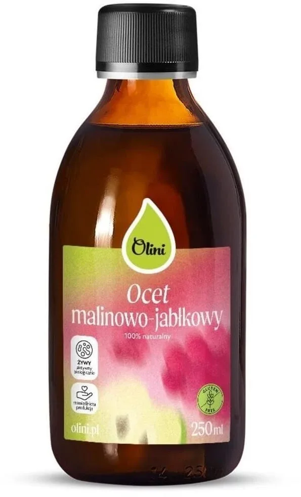 OLINI BIO Oțet de zmeură și mere 250 ml — preț și oferte
