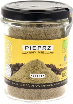 Five Transformations Piper negru măcinat fără gluten BIO 100 g