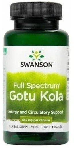 Swanson Gotu Kola 435mg 60 capsule